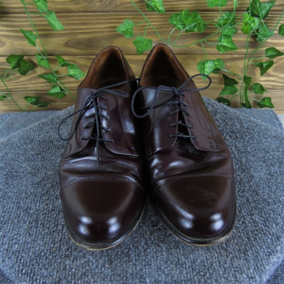 Bostonian Men\'s Classics Derby Oxfords Burgundy‎ Leather 11.5 Medium  Used 2025